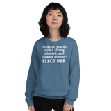 Strong Woman Elect Dark Sweatshirts