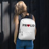 Proud w/ Math in Heart Backpack-White