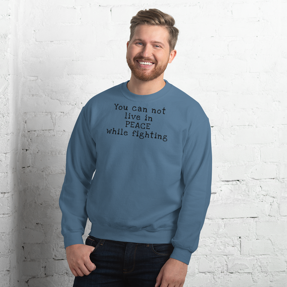 Live in Peace Sweatshirts - Light