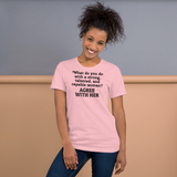 Strong Woman Agree T-Shirts - Light