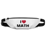 I Heart Math Fanny Pack - White