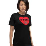 STEM in Heart w/ Molecule Dark T-Shirts