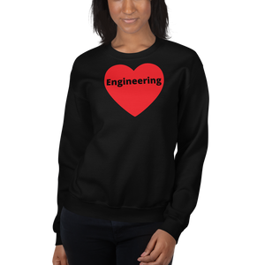 Engineering in Heart Sweatshirts - Dark