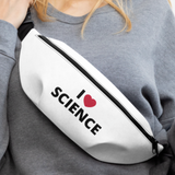 I Heart Science Fanny Pack - White