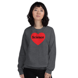 Science in Heart Dark Sweatshirts
