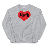 Math in Heart Sweatshirts - Light